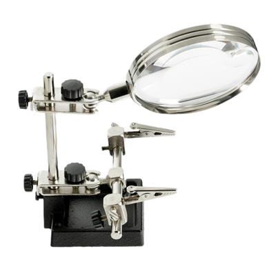 Expo Tools 73861 Heavy Duty Helping Hands with Acrylic Magnifier